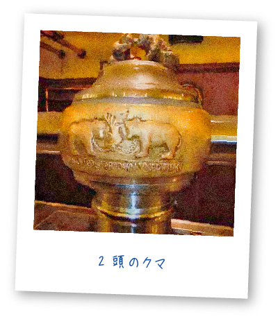 挿絵　2頭のクマ